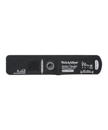 Welch Allyn REUSE-06 FlexiPort Reuseable Blood Pressure Cuffs with No Tubes or Connector, Raw Cuff, Small Infant, Size 6