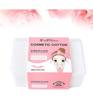 1000pcs Cotton Pads - Makeup Remover Cleaning Wipes & Facial Puff | International Shipping Available - Buy Online on GoSupps.com