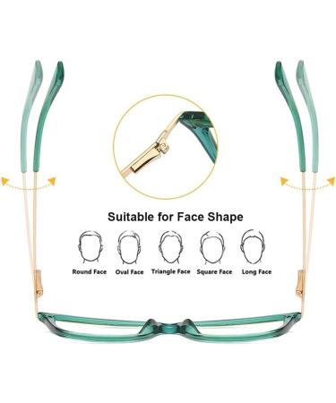 Stylish Large Cat Eye Reading Glasses for Women & Men - Flexible Blue Light Blocking Computer Readers 2.0x in Pink - Buy Online on GoSupps.com