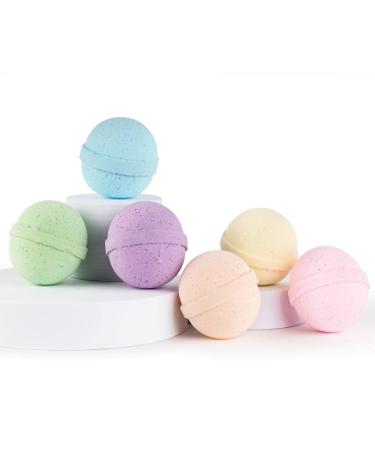 SpaRoom Epsom Salt & Essential Oil Assorted Bath Bombs - 5 oz. - Made in The U.S. (Assorted 6 Pack) Assorted 5 Ounce (Pack of 6)