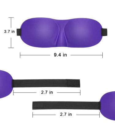 4 PCS Upgrade Sleep Eye Mask - Comfortable Adjustable 3D Contour Blindfold for Women - Perfect for Travel & Airplane Use - Buy Online on GoSupps.com