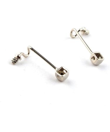 50 Sets Eyeglass Nose Pad & Holder - Stainless Steel Repair Parts for Welding Goggles | Buy Internationally - Buy Online on GoSupps.com