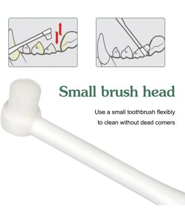 MIOYOOW 2-Pack Dog Toothbrush for Sensitive Teeth & Gums - Ultra-Soft Pet Bristles for Puppies Kittens & Small Breeds - International Shipping Available - Buy Online on GoSupps.com