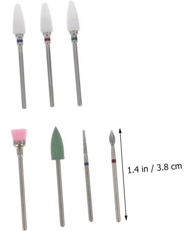 FRCOLOR 4 Sets Nail Clipper Grinding Head Nail Kit Nail Drills Diamond Drill Bits Nail Files for Gel Nails Nail File Drill Nails Tools Carbide Drill Bits Care Nail Clippers Tungsten Steel - Buy Online on GoSupps.com