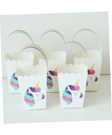 STOBAZA Birthday Bags 10pcs Bags Birthday Party Supplies Birthday Unicorn Bag Favors Bags Tote Bag Wavy Pattern - Buy Online on GoSupps.com