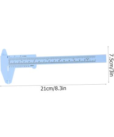 Ipetboom 2pcs Eyebrow Ruler Guitar Tools Stencil Mini Measure Tool Multifunction Miss Measuring Instrument - Buy Online on GoSupps.com
