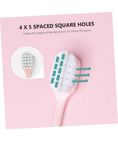 Bcoath 4 Party Toothbrush Set - Soft Cotton Bristles for Adults - Gentle Body Care Toothbrushes - Buy Online on GoSupps.com