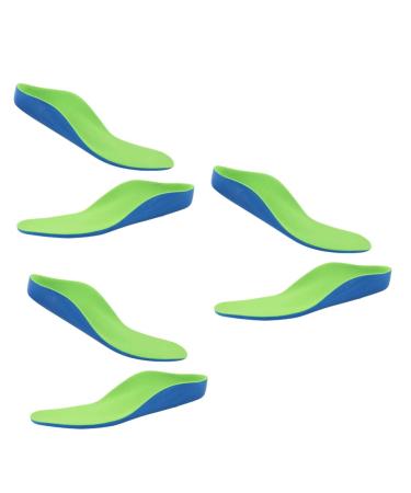 FOMIYES 3 Pairs Kids Correct Insoles Kids Shoe Insoles Posture Correcting Insole Sueding Comfortable Insole Shockproof Insoles Insoles Children Feet Pads X0 Orthopedic