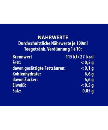 Buy Pfanner stee Peach Syrup - 700ml Beverage Syrup for Iced Tea - Makes 7+ Liters of Delicious Peach Flavor - International Shipping Available - Buy Online on GoSupps.com