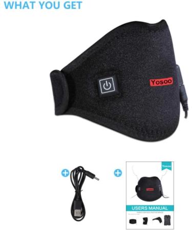 Shop USB Heated Neck Wrap | Adjustable Temperature Heat Cushions for Neck Pain Relief | Hot Cold Therapy Pillow - Buy Online on GoSupps.com