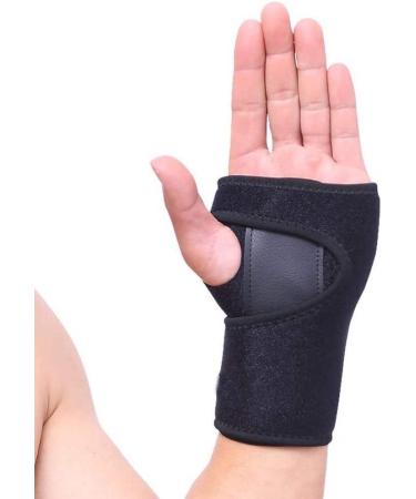 VITTO Wrist Support - Arthritis RSI Sprain Fracture Carpal Tunnel Wrist Splint w/Adjustable Velcro Wrist Straps Removable Metal Plate - Unisex Wrist Supports for Everyday Use (Left Hand L-XL) Left Hand L/XL (Pack of 1)