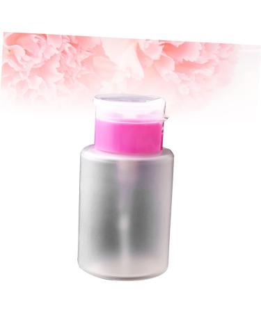 FRCOLOR Pressing Bottle liquid containers clear polish clear pink polish Polish Remover Container Push Down Container polish Pressing Storage Empty Empty Bottle - Buy Online on GoSupps.com