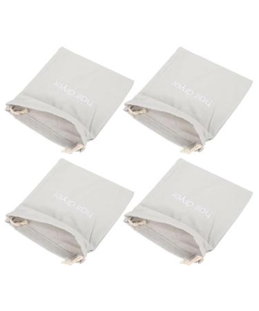 FRCOLOR 8 Pcs Hair Dryer Storage Bag Travel Tote Bags Travel Hairdryer Bag Hair Dryer Holders Drawstring