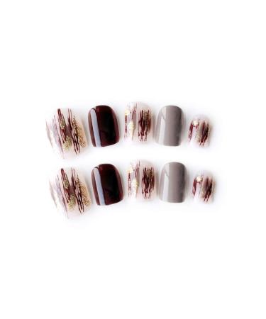 Sethexy 24-Piece Shiny Acrylic Nail Tips - Chic Sparkle & Complete Cover for Women & Girls - Buy Online on GoSupps.com