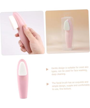 Ipetboom Cleansing Brush for Women Manual Cleansing Brush Scrubber Exfoliator Facial Cleansing Brush Exfoliator Brush Miss Brush Strip Man-made Fiber Plastic - Buy Online on GoSupps.com