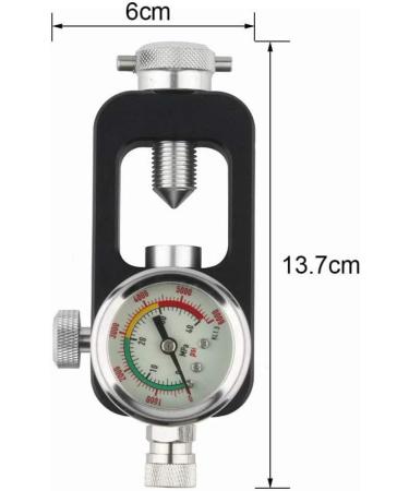 HPDMC 6000psi Scuba Paintball Tank Refill Adapter - Aluminium Alloy Fill Station | F058-Red - Buy Online on GoSupps.com