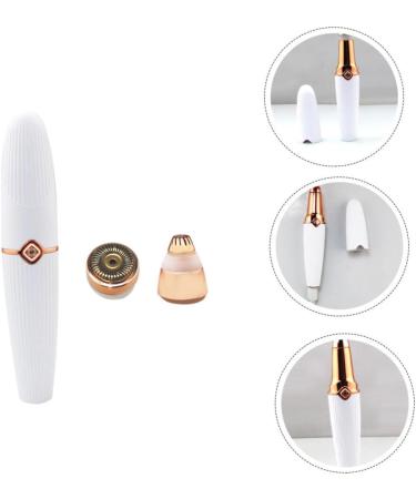 LOLIPPYY Multi Function USB Hair Removal Machine for Women Lightweight Painless Trimmer with Interchangeable Eyebrow Head Suitable for Face Underarms White - Buy Online on GoSupps.com