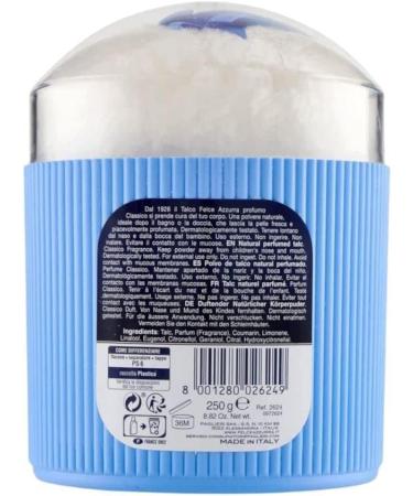 Blue Fern Paglieri Felce Azzurra Classic Talc with Duvet Body Powder Classic Talc met spons 250 g + Italiaanse gourmet pulp 400 g - Buy Online on GoSupps.com