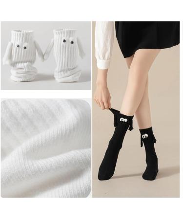 DapKuj Magnetic Suction 3D Couple Socks - Funny Hand Holding Design | Unisex Medium Type a - Black - Buy Online on GoSupps.com