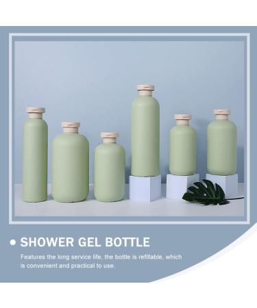 minkissy 3pcs Flip Cap Shampoo Bottles Empty Sub Package Squeeze Bottles Shower Gel Bottle Refillable Containers for Shampoo Lotions Cream Wash Conditioner Green 1 16.3x7.6cm - Buy Online on GoSupps.com