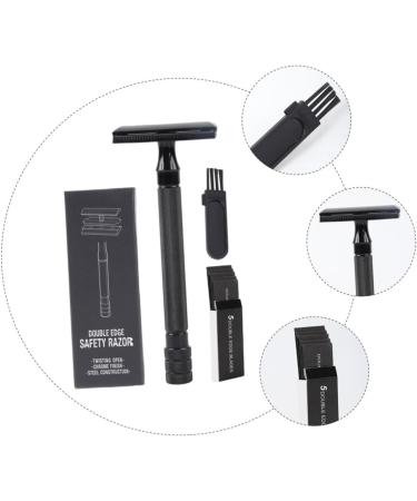 Minkissy Manual Razor Nose Hair Cutter & Mustache Trimmer | Stainless Steel Edge Razor Blades - Perfect Gift for Men - Buy Online on GoSupps.com