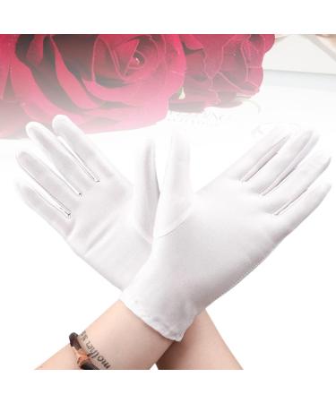 MAGICLULU 9 Pairs Moisturising Glove Soft Stretchy Gloves Soft Cotton Sunscreen Gloves Jewelry Etiquette Gloves Serving Gloves Cotton Gloves Working Glove White Gloves Miss Spring and Summer - Buy Online on GoSupps.com