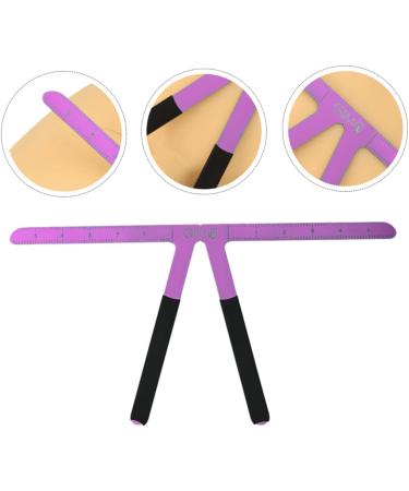Baluue 3pcs Stainless Steel Eyebrow Ruler Eyebrow Positioning Ruler Eyebrow Stencil Kit 13.8x7cmx3pcs Purplex3pcs - Buy Online on GoSupps.com