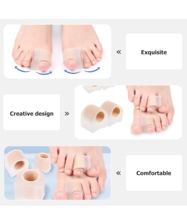 Gatuida Silicone Toe Separator + Bunion Corrector 2 Pairs - Thumb Splint Included | Overlapping Toe Relief | 3.6x3.5cm - Buy Online on GoSupps.com