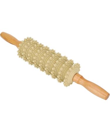 Wood Therapy Roller - Acupuncture & Fascia Massage Tool for Cervical Spine Relief at Home | International Shipping - Buy Online on GoSupps.com