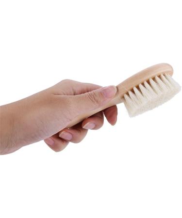 Sluffs Baby Wooden Hair Brush and Comb Set with Goat Hair Bristles - for Newborns and Toddlers - Buy Online on GoSupps.com