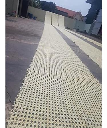 7FT Natural Pre-Woven Rattan Webbing for Caning Projects - 24 Width, Open Mesh Cane Sheet - Buy Online on GoSupps.com