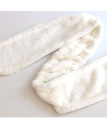 Beaupretty Plush Rabbit Ear Hair Ties - 2 Pieces Flexible Head Wraps for Washing & Makeup (Black & White) - Buy Online on GoSupps.com