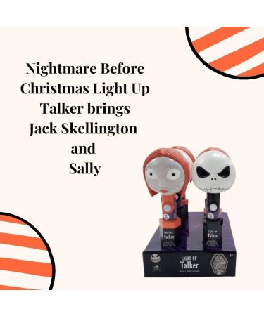 Nightmare Before Christmas Light Up Talker with Candy Inside Jack Skellington and Sally Characters for Trick or Treat Game Prizes Goodie Bags and Party Favors (Pack of 02) - Buy Online on GoSupps.com