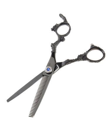 Black Salon Hair Cutting Thinning Scissors Shears Hairdressing 6.5 in Black Thinning