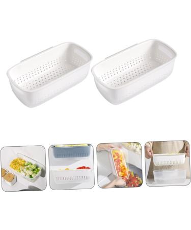 2pcs Double Layer Drainer Basket Multifunction Breakfast Basket - Buy Online on GoSupps.com