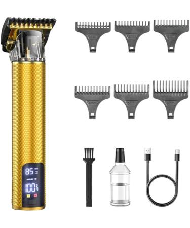 PMB Mens Professional Hair Clippers Beard Trimmer Cordless Electric LED Screen Precision Smooth Clipping 3-Speed 6000-8500 RPM Rechargeable Shaver Gift - Buy Online on GoSupps.com