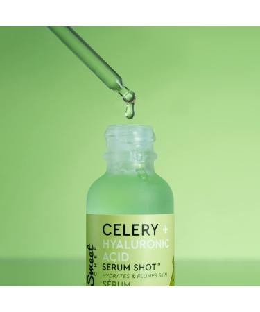 Sweet Chef Celery + Hyaluronic Acid Serum Shot - Hydrating & Brightening Vegan Serum (1 fl oz) - Buy Online on GoSupps.com
