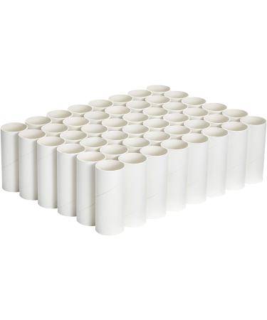 48 Pack Cardboard Tubes for Crafts, Empty Toilet Paper Rolls (1.6 x 4 Inches) - DIY Projects for Classroom - White - Buy Online on GoSupps.com