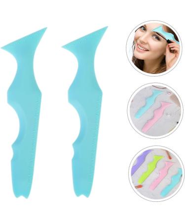 Ipetboom 2pcs Silicone Beauty Ruler Eyelash Mascara Eyeliner Stencils Silicone Board Make up - Buy Online on GoSupps.com