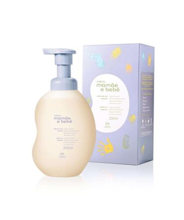 Natura Mamae e Beb Relaxing Washing Foam - 200ml | Gentle Baby Cleanser for Soothing Bath Time | International Shipping Available - Buy Online on GoSupps.com