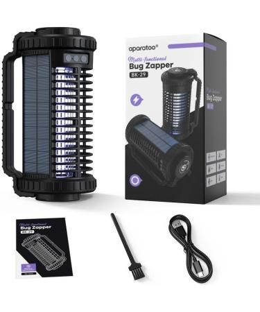 Solar Bug Zapper for Outdoor Indoor 4200V UV Mosquito Killer Lamp Waterproof Electronic Mosquito Zapper Fly Catcher Traps Fly Zapper Insect Killer Mosquito Trap for Kitchen Balcony Patio Camping - Buy Online on GoSupps.com