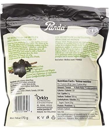 Panda All Natural Soft Black Licorice Candy Value Pack Bundle (3 Bags) - Buy Online on GoSupps.com