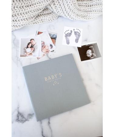 Lucy Darling Celestial Skies Luxury Baby Memory Book - First Year Journal and Photo Album for Boys and Girls | Keepsake Pregnancy and Baby Record Book - Buy Online on GoSupps.com