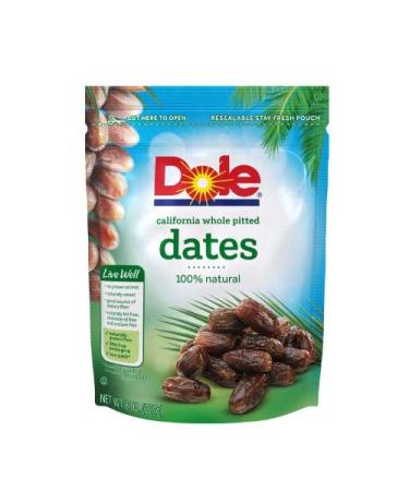 Dole California Whole Pitted Dates (Pack of 2)