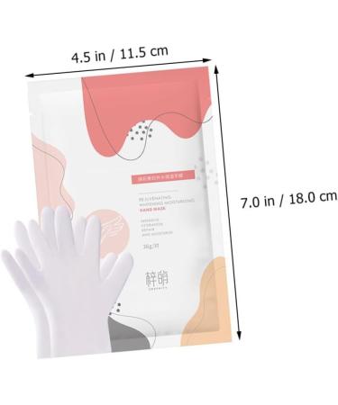 Beatifufu 2 Pairs Hand Peeling Hand Cover Hand Care Supplies Nicotinamide Hand Spa Mask Moisturizing Gel Socks Hand Moisturizer Gloves White Non-Woven Fabric Nourish Cat Paw - Buy Online on GoSupps.com