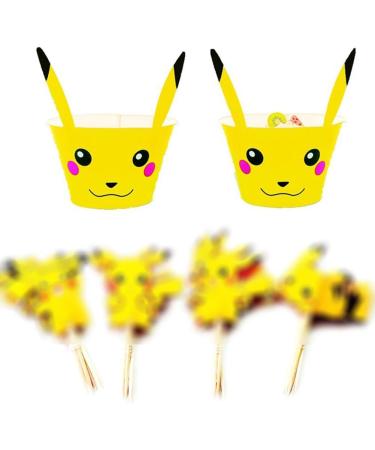 48-Piece Cake Decoration Set | Birthday Party Cupcake Toppers & Cartoon Decor for Kids - Buy Online on GoSupps.com