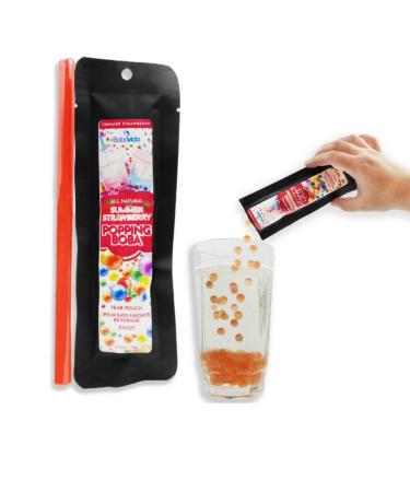 Popping Boba Pearls Bubble Tea Tapioca Balls Party Kit - Vegan Natural Juice Flavor - Individual Packs (Strawberry, Blue Raspberry, Cotton Candy, Grape) - 1.0 Count - Buy Online on GoSupps.com