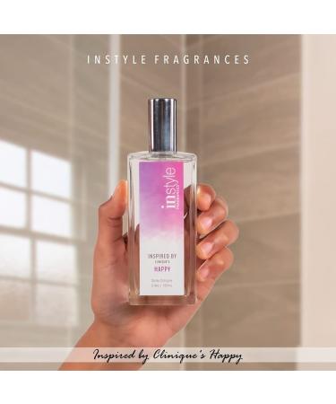 Instyle Fragrances Happy Eau de Toilette 3.40 Fl Oz | Clinique's Happy Inspired | Vegan, Paraben & Phthalate Free | Cruelty-Free - Buy Online on GoSupps.com