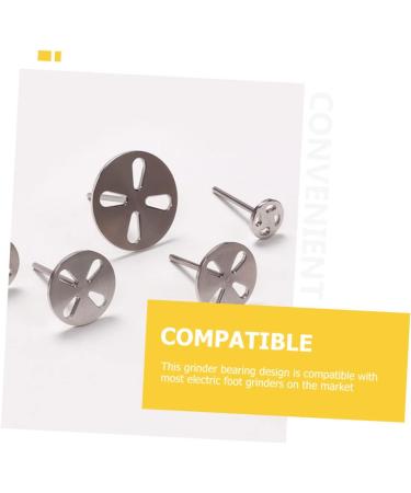 Mipcase 2pcs Foot Bearings Feet Sanding Paper Bearing Universal Feet Bearing Convenient Bearing Electric Foot Bearing Electrical Tools Remover Stainless Steel Major 7x2.5cmx2pcs - Buy Online on GoSupps.com
