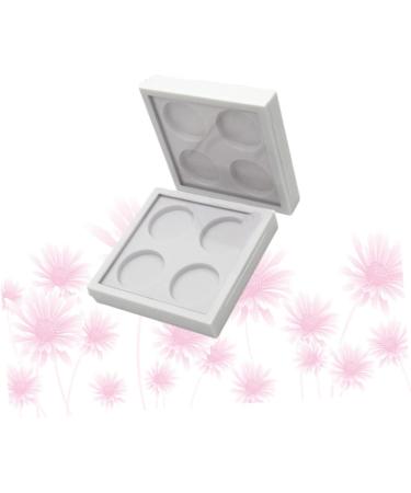Outanaya 2pcs 4 Eyeshadow Case Eyeshadow Pan Holder Eyeshadow Palette Eyeshadow Containers Empty White - Buy Online on GoSupps.com